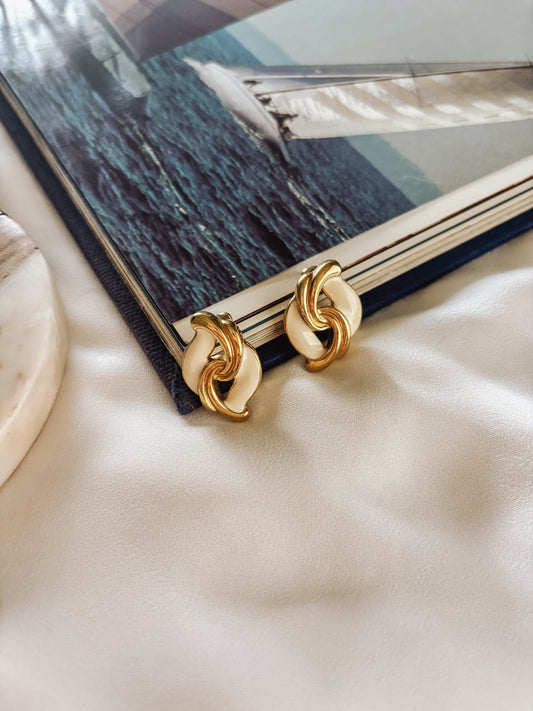 The "Redeemed" Collection- Vintage Earrings- L