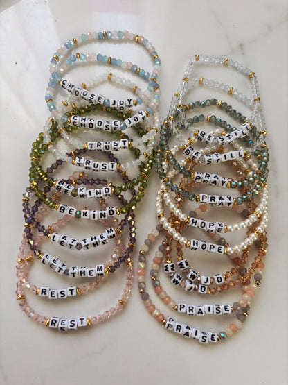 Meaningful Word Bracelet