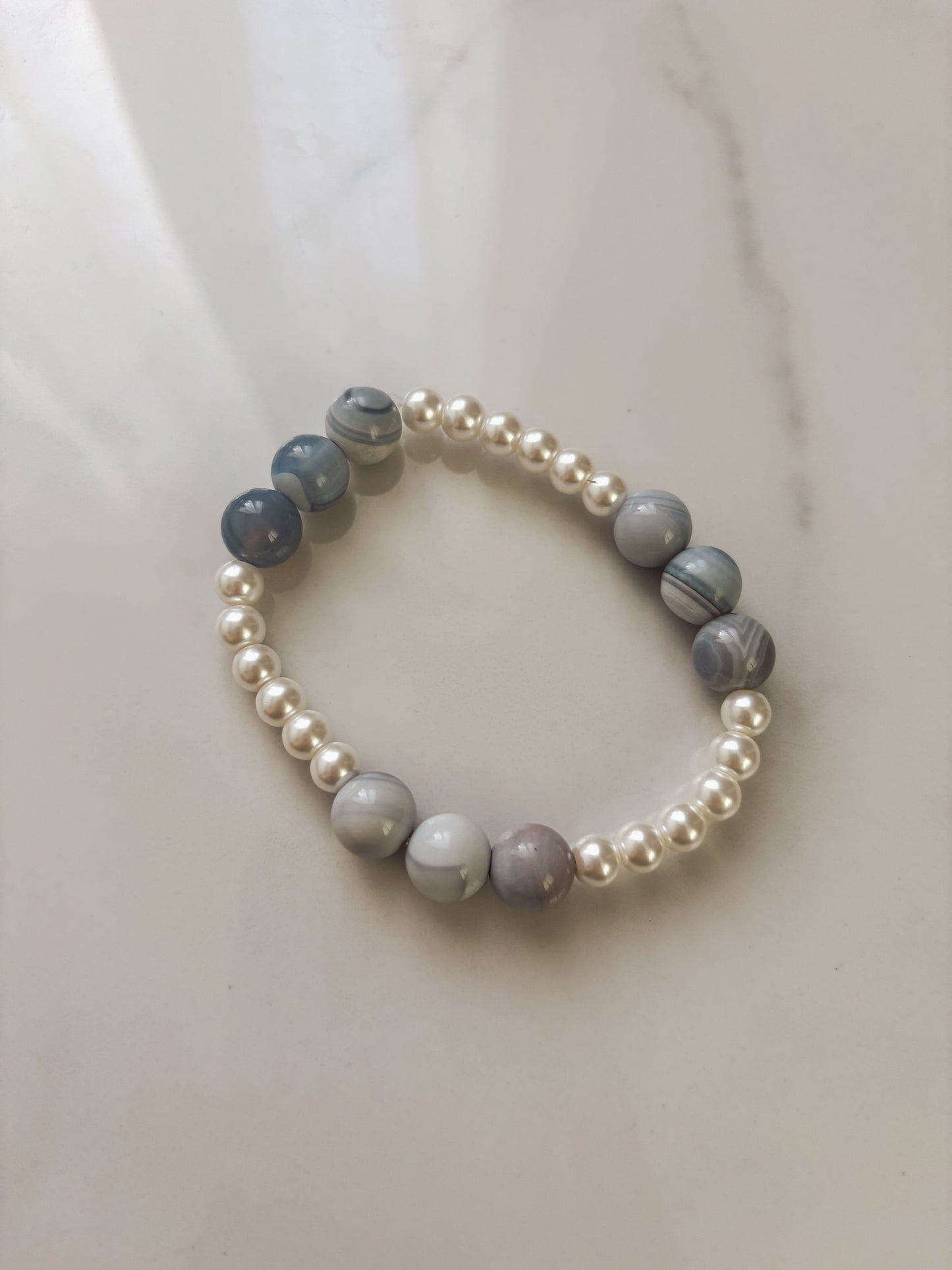 “ Breathe” Beaded Bracelet