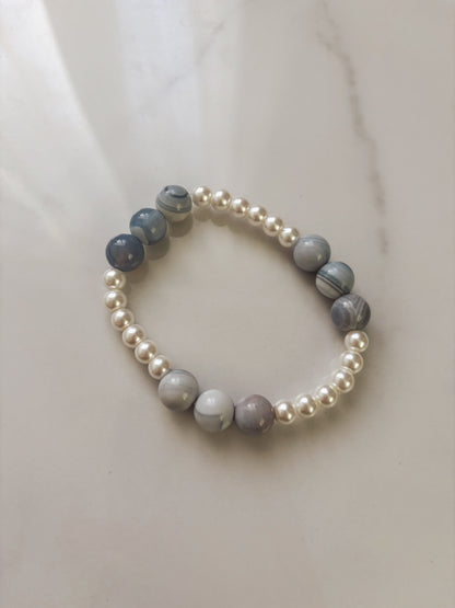“ Breathe” Beaded Bracelet